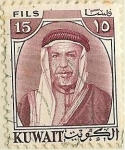 Stamps Kuwait -  Abdullah III