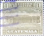 Sellos de America - Guatemala -  Intercambio 0,25 usd 1 cent. 1927