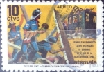 Stamps Guatemala -  Intercambio cxrf 0,25 usd 10 cent. 1986