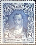 Stamps : America : Guatemala :  Intercambio 0,20 usd 2 cent. 1929