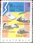 Stamps : America : Guatemala :  Intercambio 1,10 usd 2 quetzal 1994