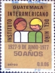 Stamps Guatemala -  Intercambio 0,20 usd 6 cent. 1978