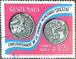 Stamps Guatemala -  Intercambio 0,25 usd 20 cent. 1976