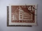 Stamps Romania -  Correos y Telecomunicaciones-Oficinas Generales de Correos y Telecomunicaciones - Porto - Posta Roma