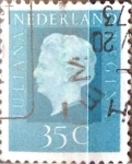 Stamps Netherlands -  Intercambio 0,20 usd 35 cent. 1972