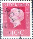 Sellos de Europa - Holanda -  Intercambio 0,20 usd 40 cent. 1972