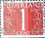 Sellos de Europa - Holanda -  Intercambio 0,20 usd 1 cent. 1946