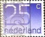 Sellos de Europa - Holanda -  Intercambio 0,20 usd 25 cent. 1976