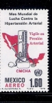 Sellos del Mundo : America : Mxico : Mes Mundial de Lucha contra la Hipertensión Arterial