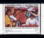 Sellos de America - M�xico -  XXXV Aniversario del Instituto Mexicano del Seguro Social