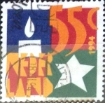 Stamps Netherlands -  Intercambio 0,20 usd 55 cent. 1994