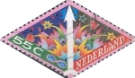 Stamps Netherlands -  Intercambio 0,20 usd 55 cent. 1993