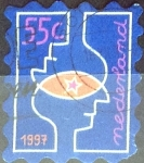 Sellos de Europa - Holanda -  Intercambio 0,20 usd 55 cent. 1997