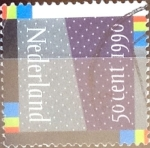 Sellos de Europa - Holanda -  Intercambio 0,20 usd 50 cent. 1990