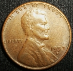 monedas de America - Estados Unidos -  1957 (Anverso)