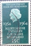 Stamps Netherlands -  Intercambio 0,20 usd 15 cent. 1964