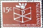 Stamps Netherlands -  Intercambio 0,20 usd 15 cent. 1964