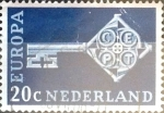 Sellos de Europa - Holanda -  Intercambio 0,20 usd 20 cent. 1967