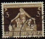 Stamps Germany -  DEUTSCHES REICH 1936 Scott473 Sello Congreso de Comunidades Alemanas Mitchel617 YVERT 573