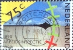 Stamps Netherlands -  Intercambio cxrf2 0,20 usd 75 cent. 1990
