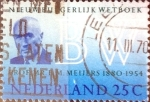 Stamps Netherlands -  Intercambio 0,20 usd 25 cent. 1970