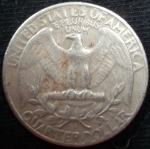 monedas de America - Estados Unidos -  1966 (Reverso)