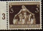 Stamps Germany -  DEUTSCHES REICH 1936 Scott473 Sello Nuevo Congreso de Comunidades Alemanas Mitchel617 YVERT 573
