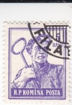 Stamps Romania -  obrero