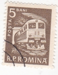 Stamps Romania -  tren elétrico