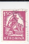 Stamps Romania -  industria minera