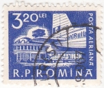 Stamps Romania -  aereopuerto