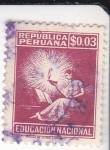 Stamps Peru -  educación nacional