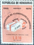 Stamps : America : Honduras :  Intercambio ma4xs 0,20 usd 16 cent. 1976