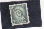 Stamps New Zealand -  reina Isabel II