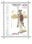 Stamps Equatorial Guinea -  Uniformes Militares -  Infanteria Francesa