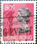 Stamps Hong Kong -  Intercambio 0,30 usd 10 cent. 1992