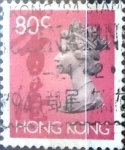 Sellos de Asia - Hong Kong -  Intercambio 0,20 usd 80 cent. 1992