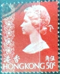 Stamps Hong Kong -  Intercambio nfxb 0,20 usd 50 cent. 1973
