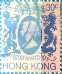 Stamps Hong Kong -  Intercambio 0,30 usd 30 cent. 1982