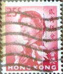 Stamps : Asia : Hong_Kong :  Intercambio 0,20 usd 25 cent. 1962