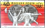 Stamps Hungary -  Intercambio 0,20 usd 40 f. 1976