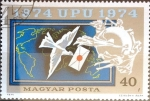 Stamps : Europe : Hungary :  Intercambio 0,20 usd 40 f. 1974