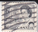 Stamps : America : Canada :  reina Isabel II