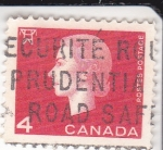Stamps Canada -  reina Isabel II