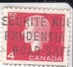 Sellos de America - Canad -  reina Isabel II