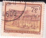 Stamps Austria -  panorámica de Viena
