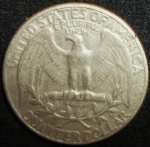monedas de America - Estados Unidos -  1965 (Reverso)