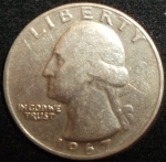 monedas de America - Estados Unidos -  1967 (Anverso)