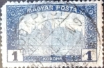 Stamps : Europe : Hungary :  Intercambio 0,25  usd 1 korona 1920