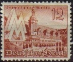 Stamps Germany -  DEUTSCHES REICH 1940 Scott500 Sello Nuevo Leipzig Fair Office Alemania Michel 741
